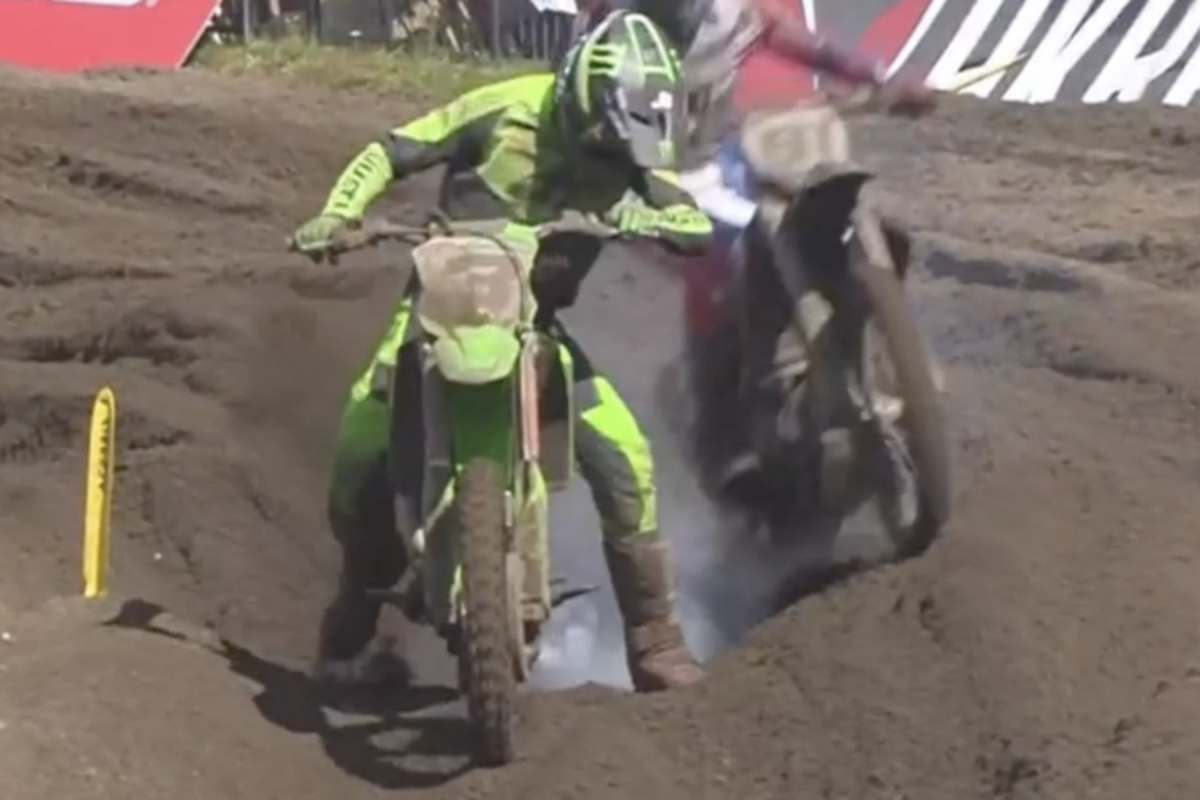 Romain Febvre blieb in Führung liegend plötzlich stehen