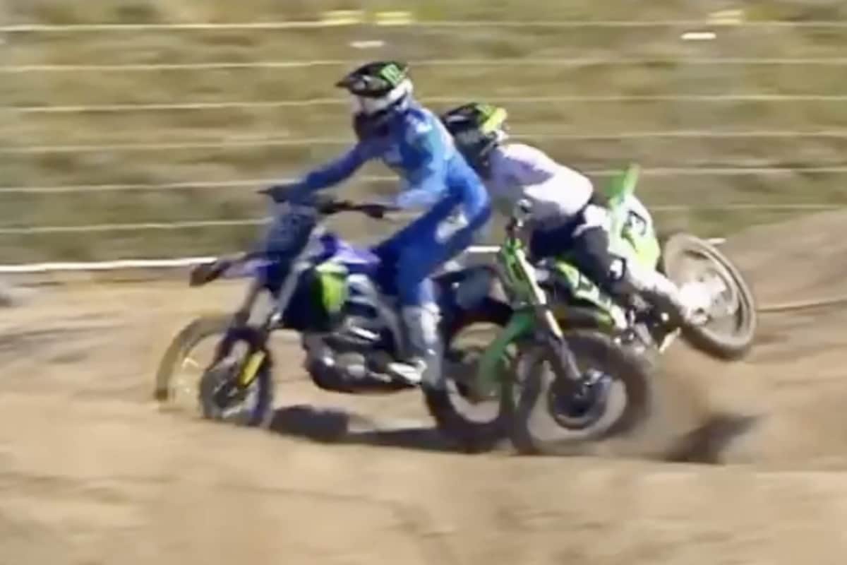 Romain Febvre springt Leader Glenn Coldenhoff ins Heck