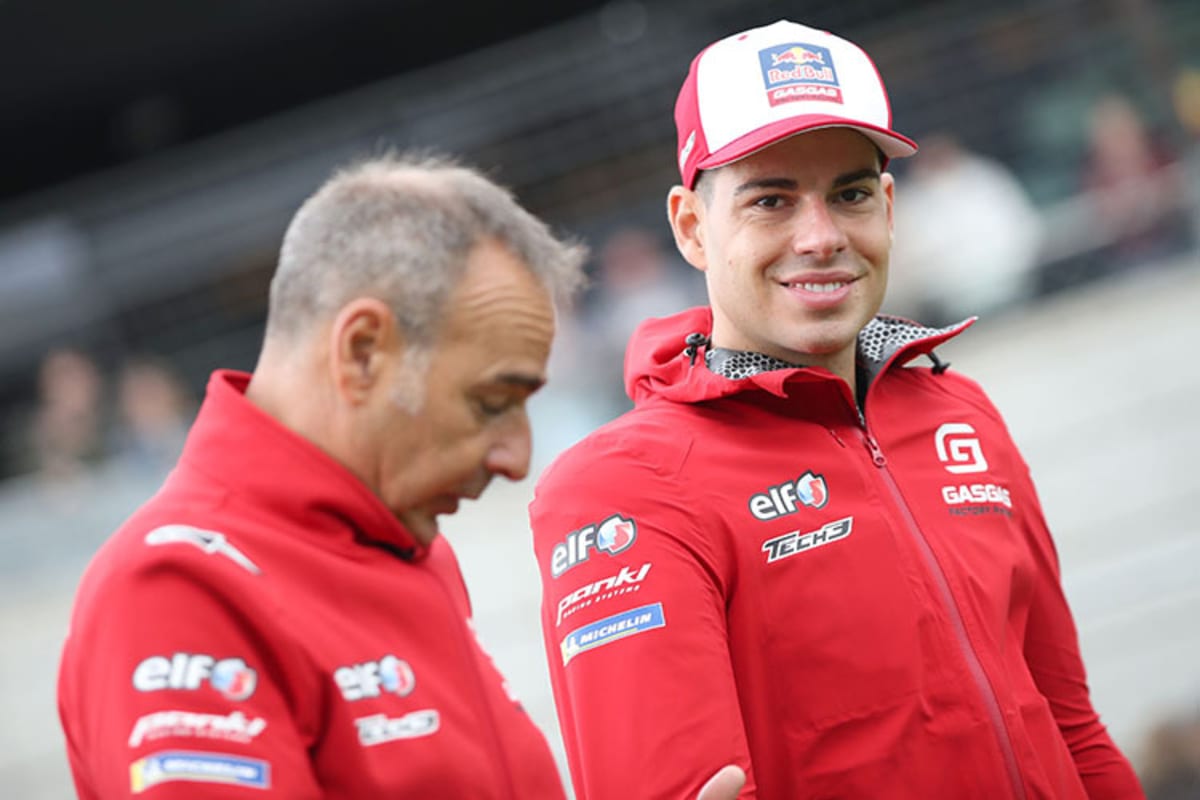 Augusto Fernández mit Papa und Manager Augusto