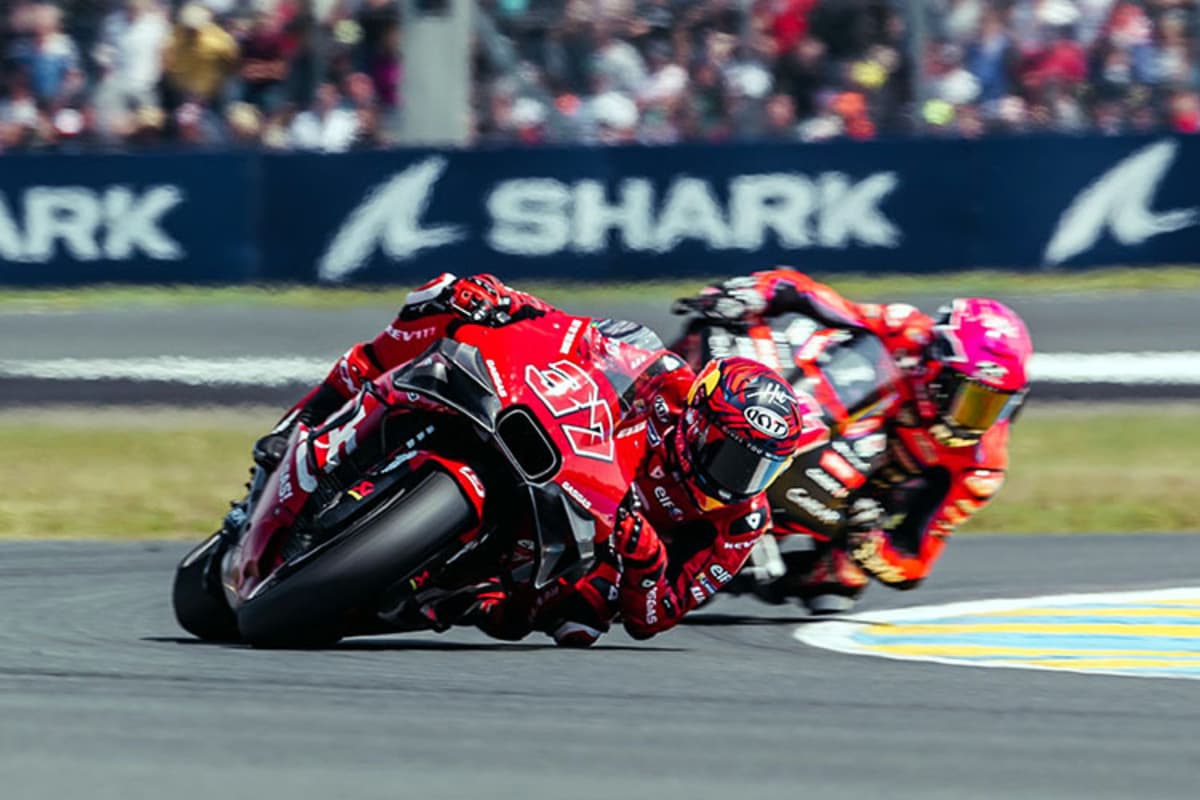 Le Mans-GP: Augusto Fernández (37) besiegte Aleix Espargaró (Aprilia)