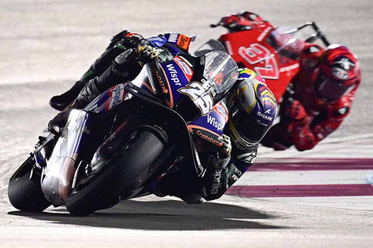 Im Rennen am Sonntag: Raúl Fernández (25) vor Augusto Fernández