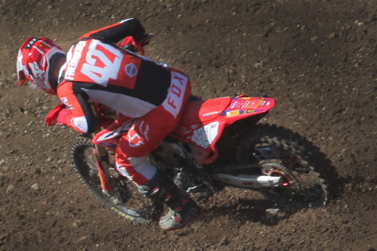Hakon Fredriksen bei seinem MXGP-Debüt in Loket