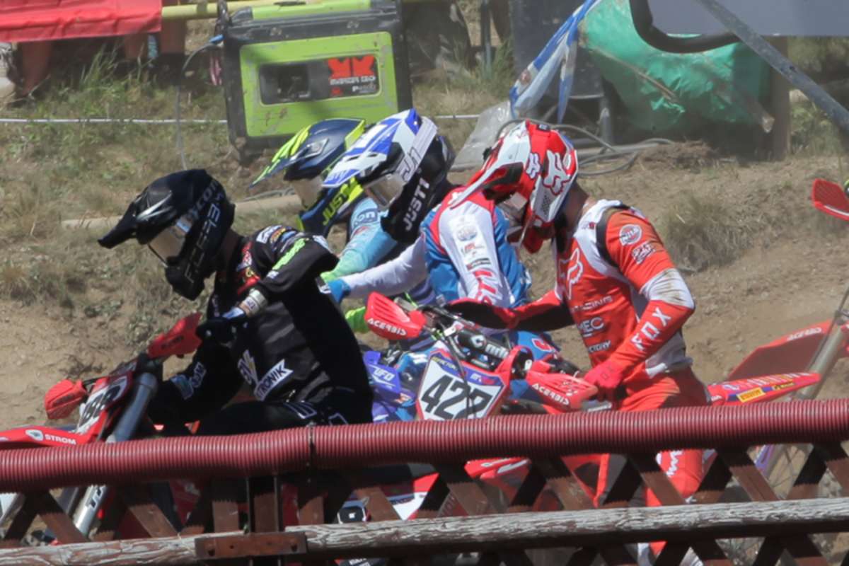 Fredriksen konnte nach seinem ersten Crash weiterfahren