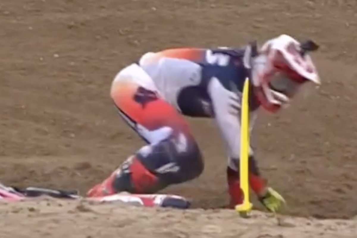 Tim Gajser stürzte im zweiten Lauf