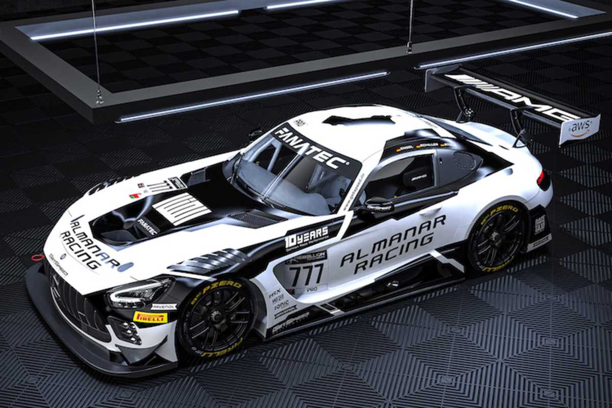 Der von GetSpeed eingesetzte Wagen des Mercedes-AMG Team AlManar