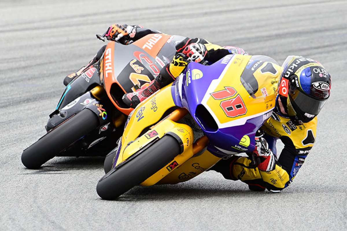 Barcelona-GP: Manuel Gonzalez vor Arón Canet