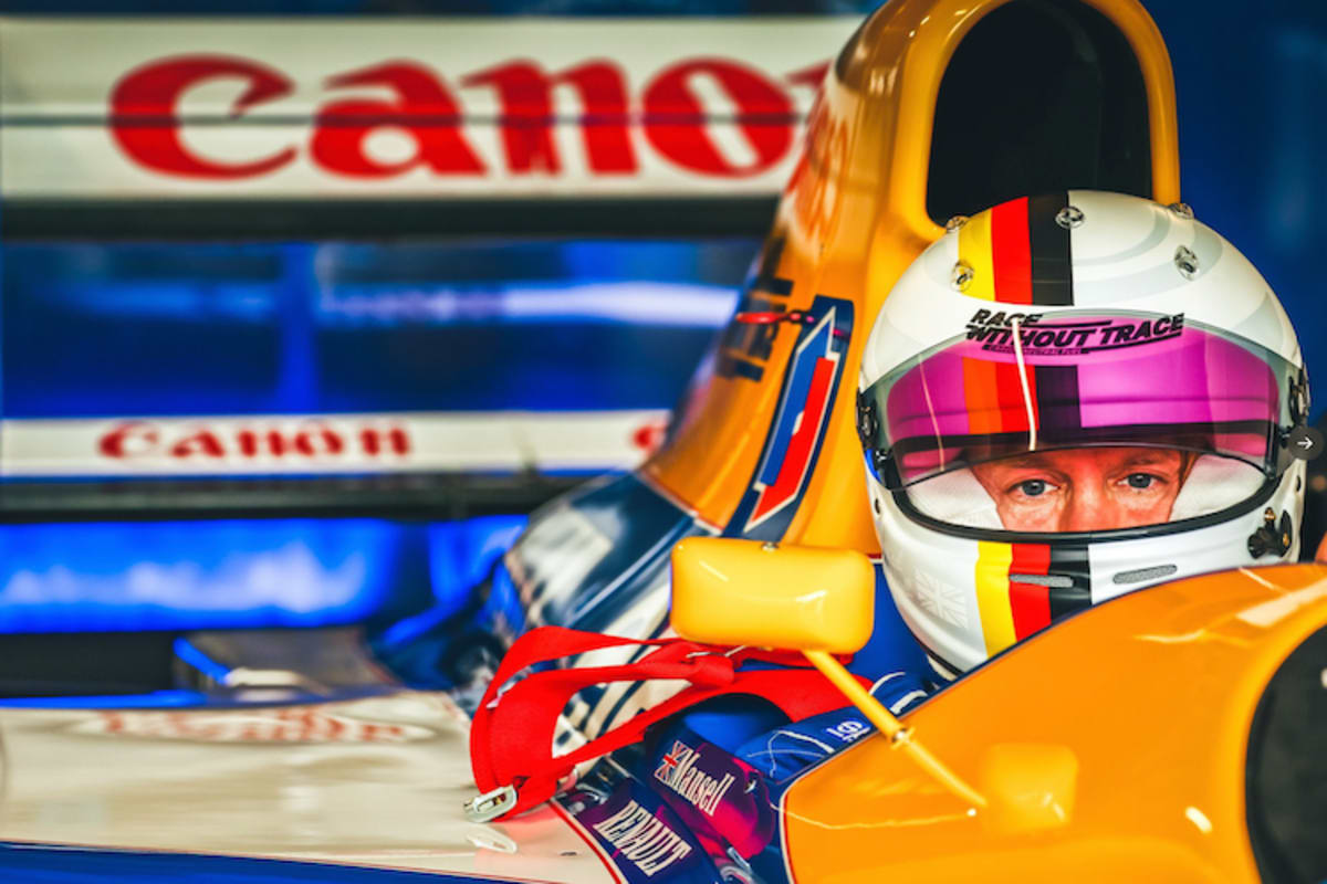 Vettel vor seinem Einsatz