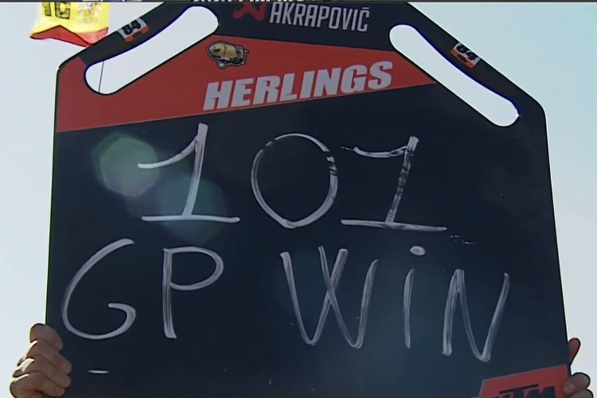 Jeffrey Herlings holte in Agueda seinen 101. Grand-Prix-Sieg