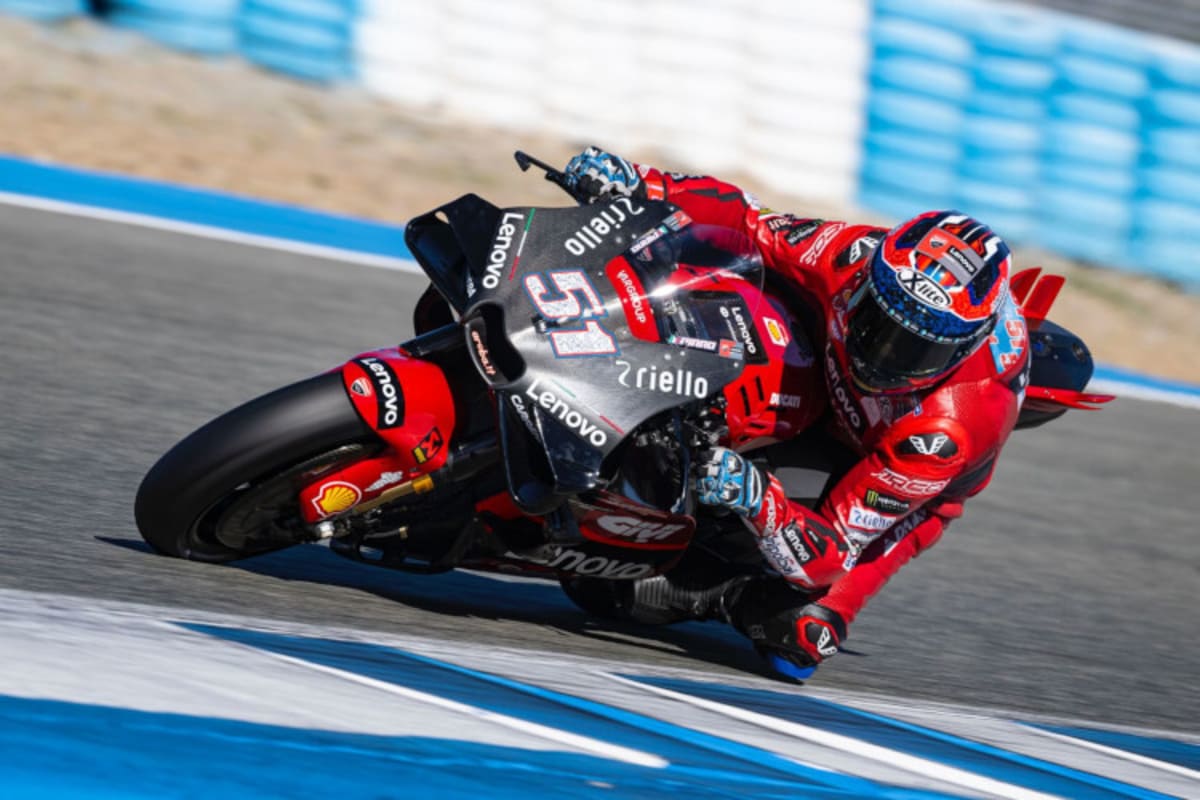 Michele Pirro ist seit Mittwoch ebenfalls in Jerez im Einsatz