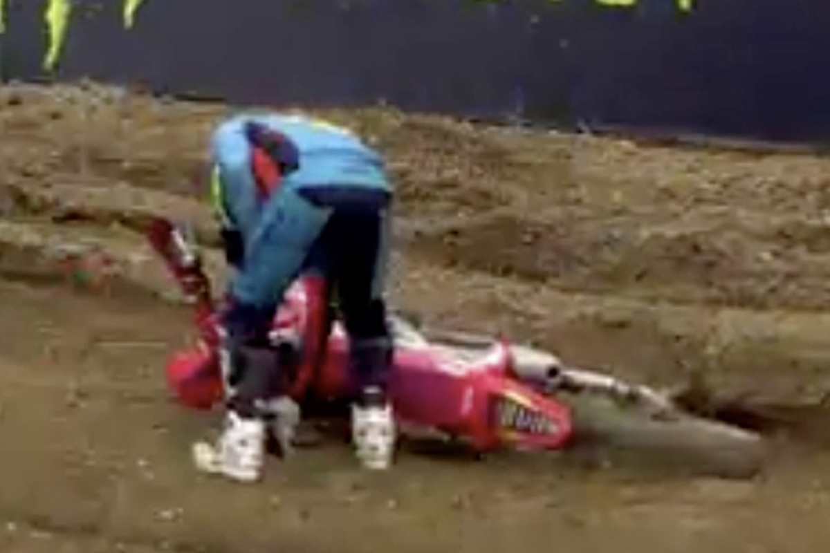 Henry Jacobi stürzte im zweiten Lauf