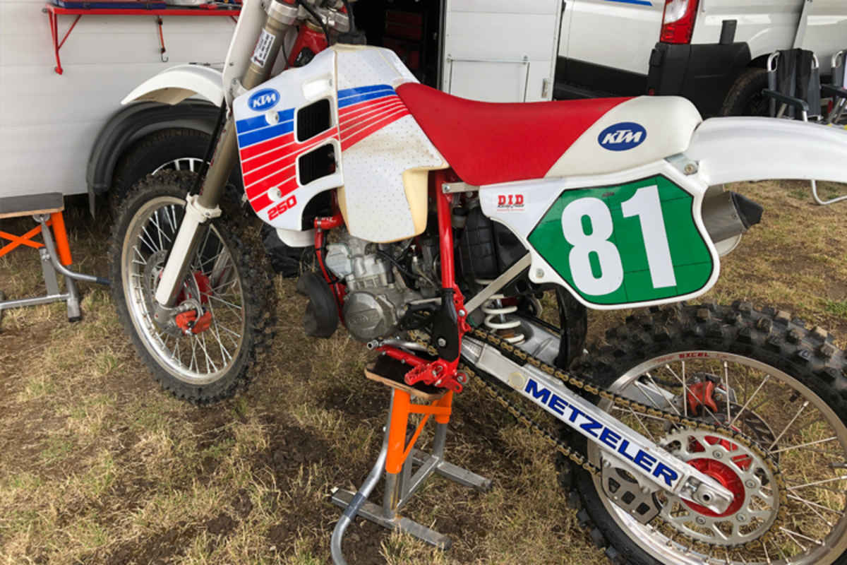 Die KTM von Jaroslav Strnad erklomm immer neue Drehzahlbereiche