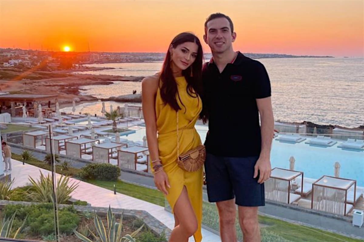 Nicholas Latifi mit Freundin Sandra Dziwiszek