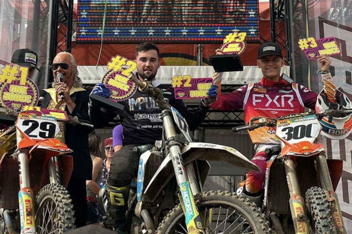 Das Podium der 500er Klasse