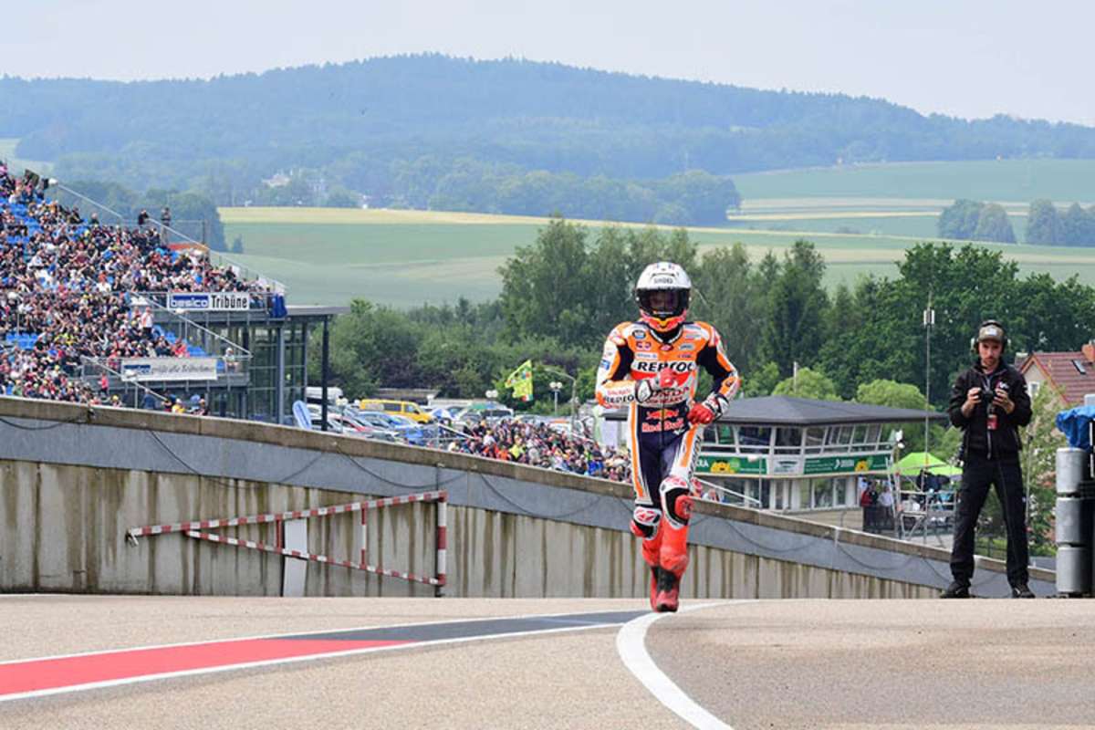 Sachsenring-GP 2023: Marc Márquez wurde fünfmal zum Fußgänger