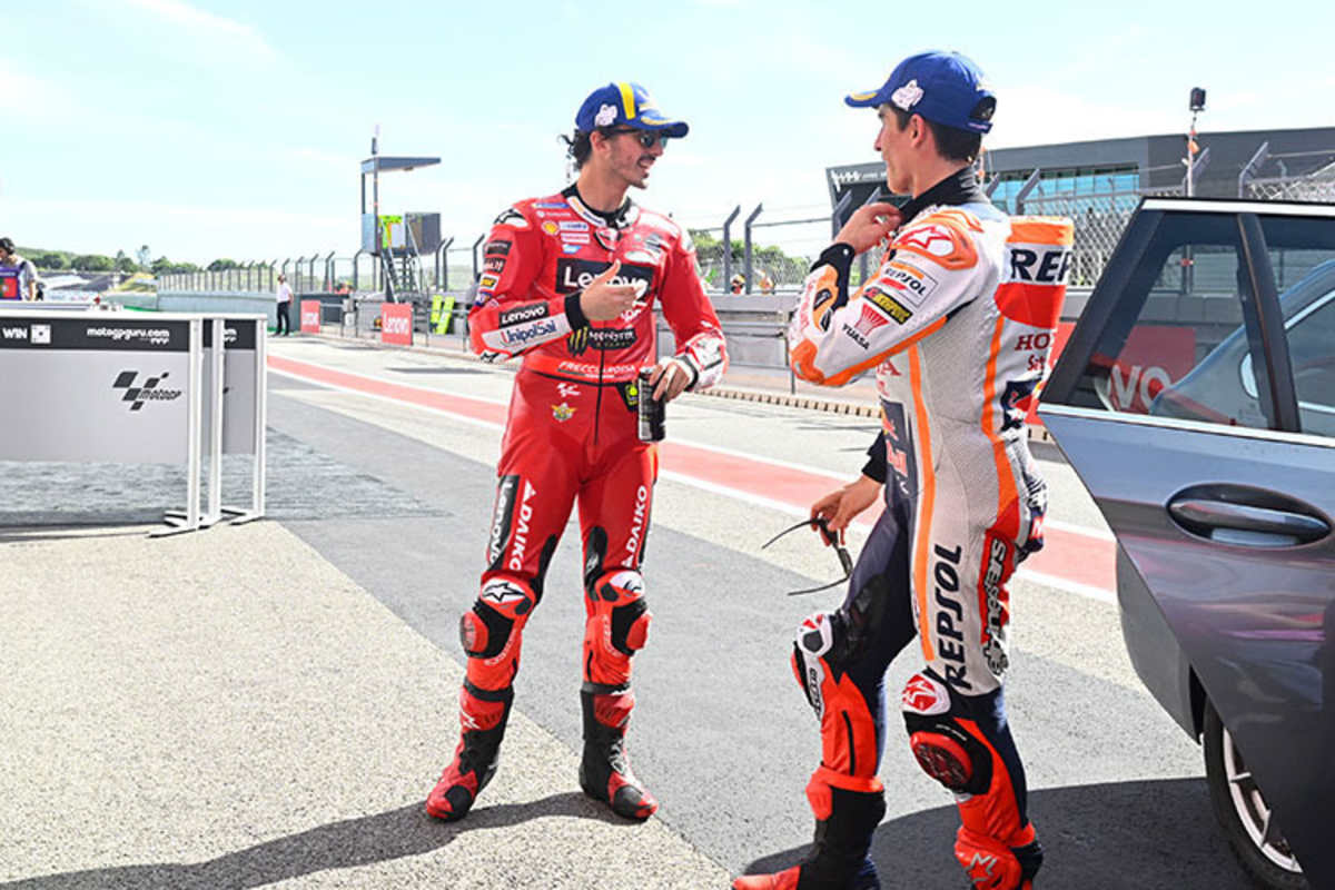 Bald Markenkollegen bei Ducati: Marc Márquez und Pecco Bagnaia