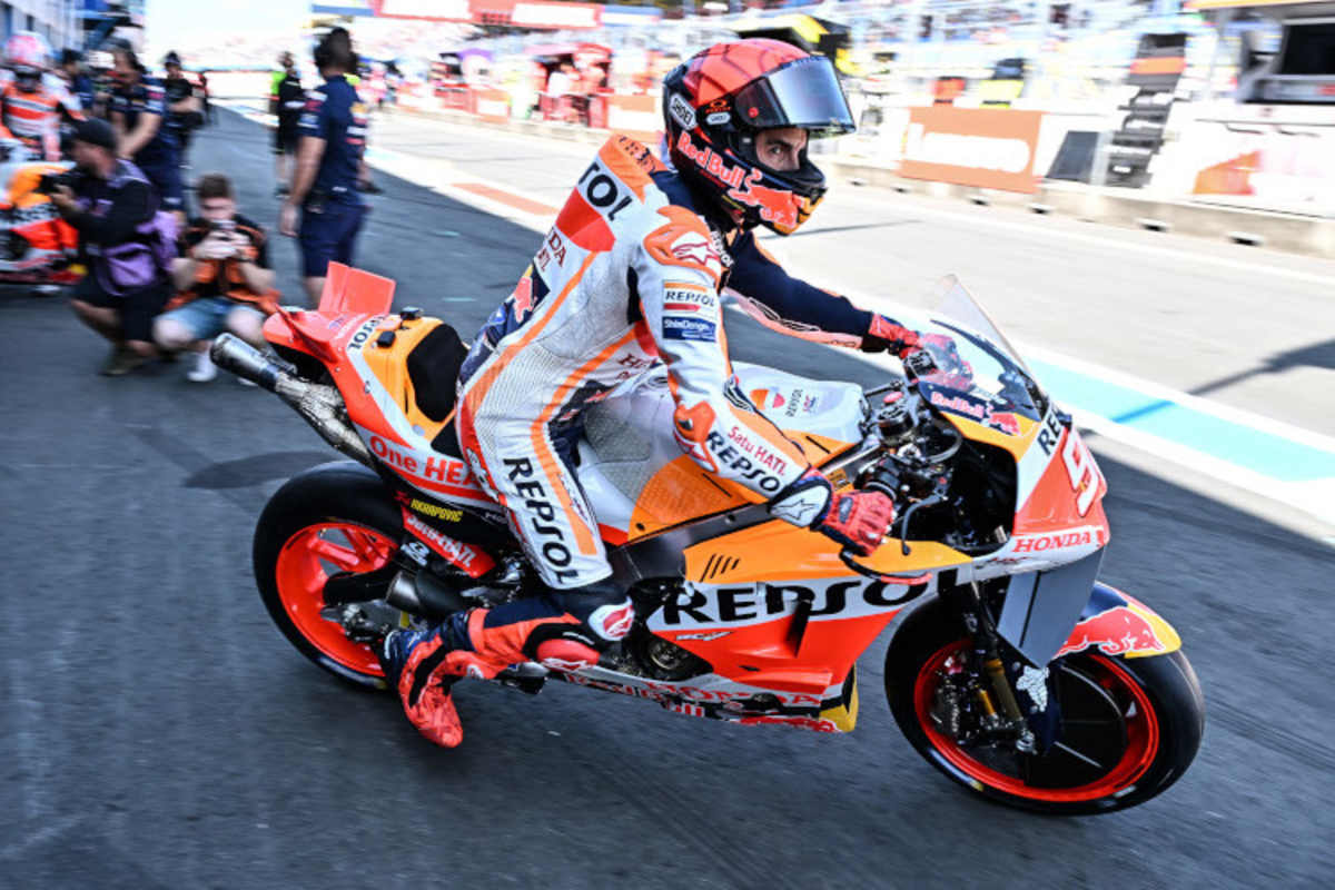 Marc Márquez kehrte am Freitagvormittag in Assen auf die Repsol-Honda zurück