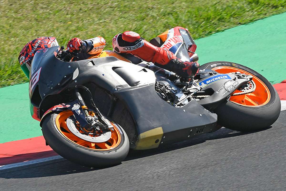 Marc Márquez probierte in Misano auch eine Verkleidung ohne riesige Winglets aus