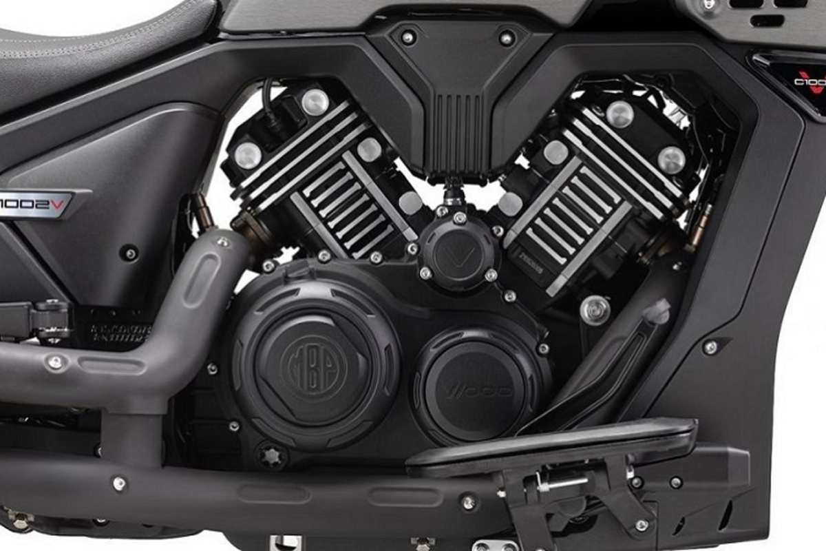 Grossvolumiger V2-Motor mit ungewöhnlichem Zylinderwinkel von MBP