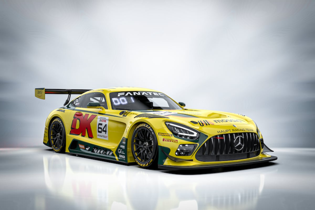 Mit einem ungewohnten Design startet der Haupt Racing Team Wagen mit der Startnummer #64