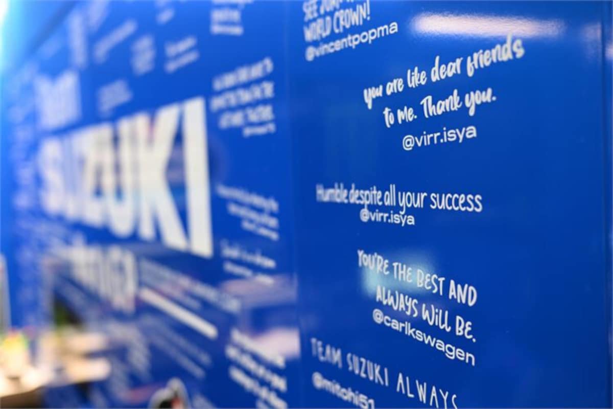 Die «Love Letters» der Fans an der Wand