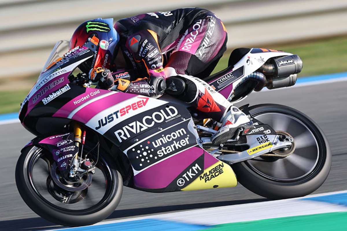 Andrea Migno auf der Honda des Snipers-Teams von Mirko Cecchini