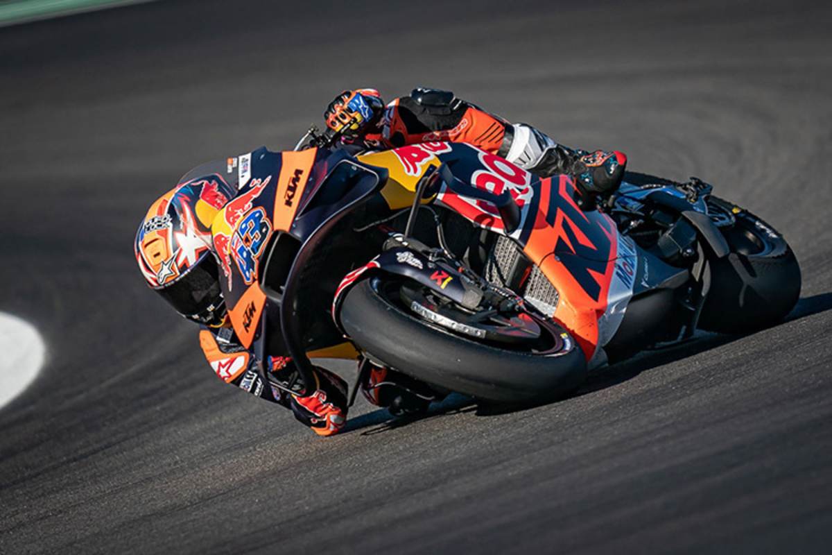 Jack Miller beim Valencia-GP: Am Sonntag in Führung liegend gestürzt
