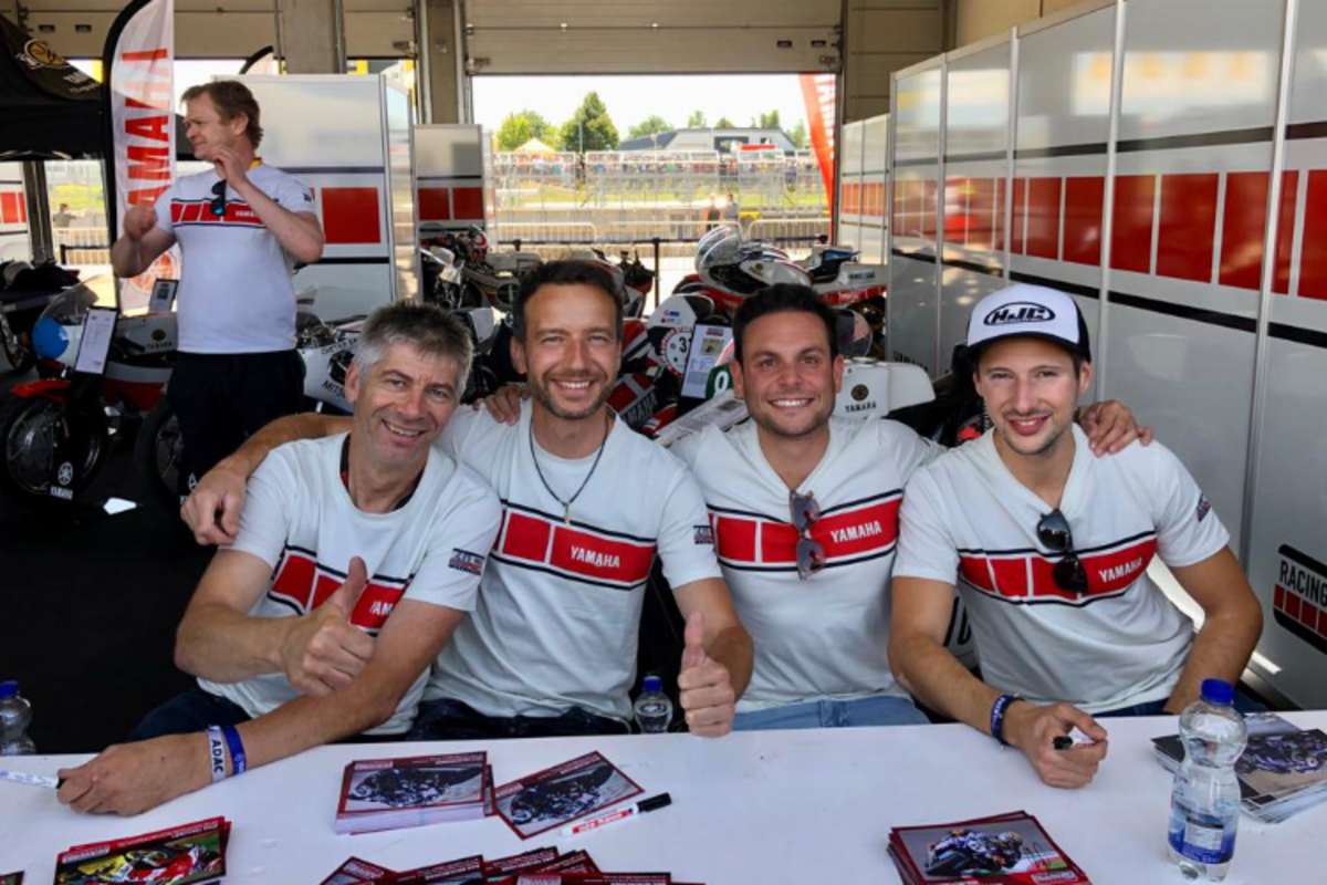 Jörg Teuchert, Max Neukirchner, Sandro Cortese und Marvin Fritz (v.l.)