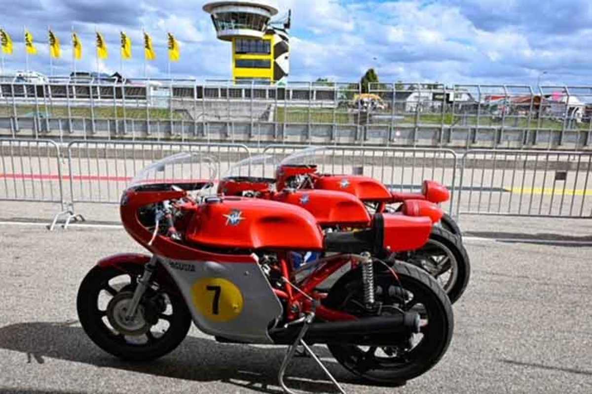 Diese drei MV Agusta brachte Bernd Wagner nach Sachsen mit