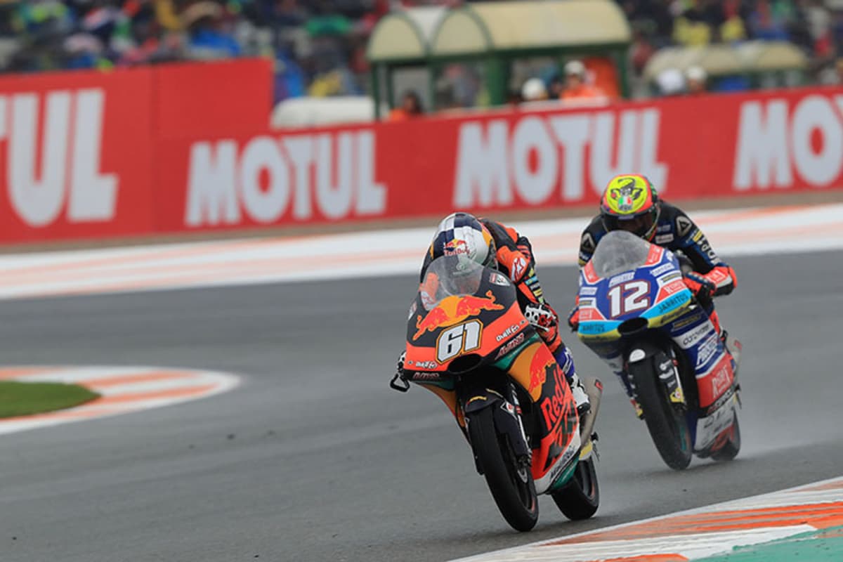 Can Öncü siegte 2018 beim Regen-GP in Valencia mit 15 Jahren