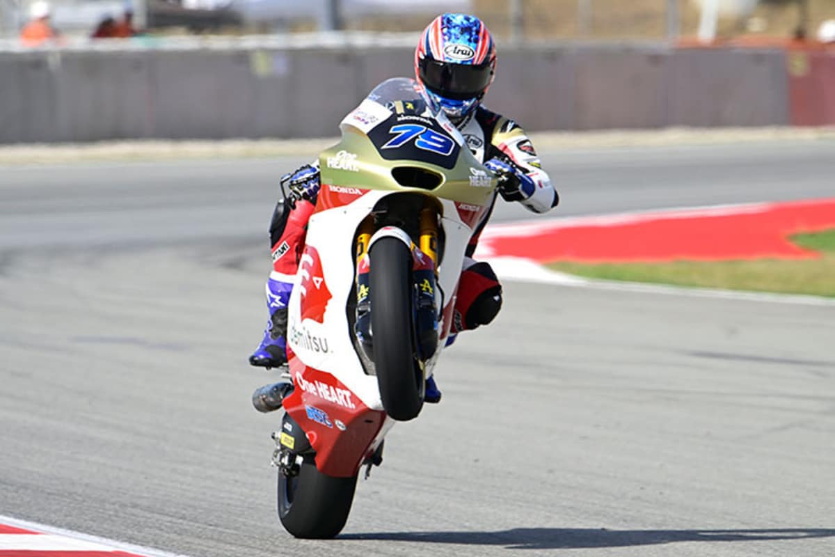 Ai Ogura nach der Freitag-Bestzeit in Barcelona