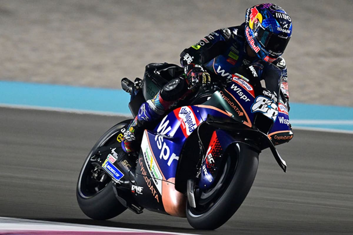 Miguel Oliveira: Auf der Verkleidung wirbt CryptoDATA auch für die Tochterfirma «wispr»