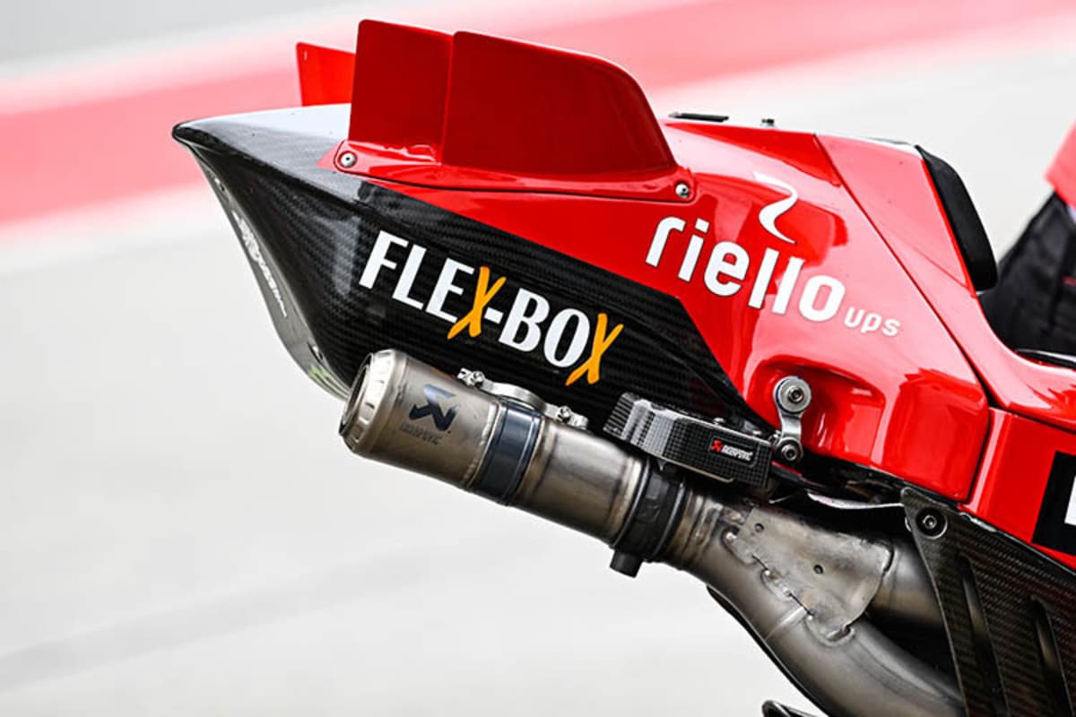 Michele Pirro: An seiner Ducati war ein neuer Auspuff zu sehen