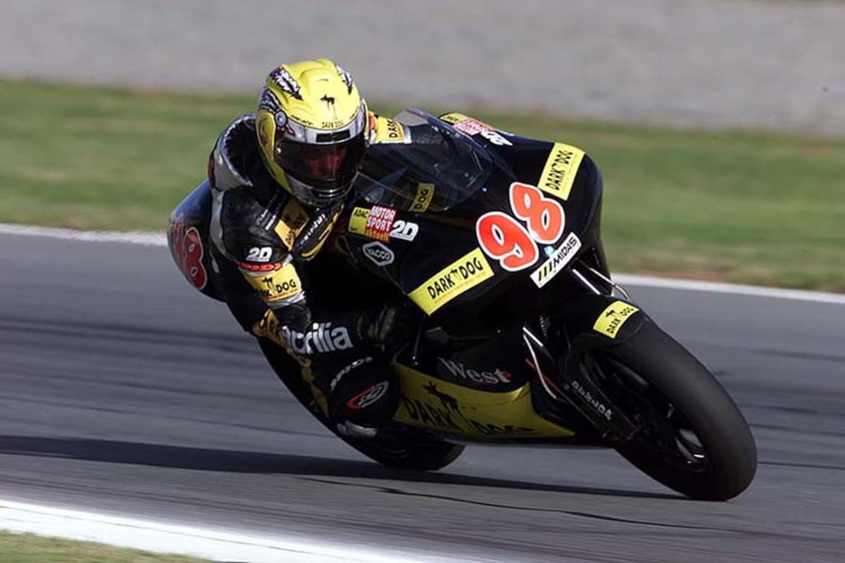 Katja Poensgen 2001 in der 250er-WM 