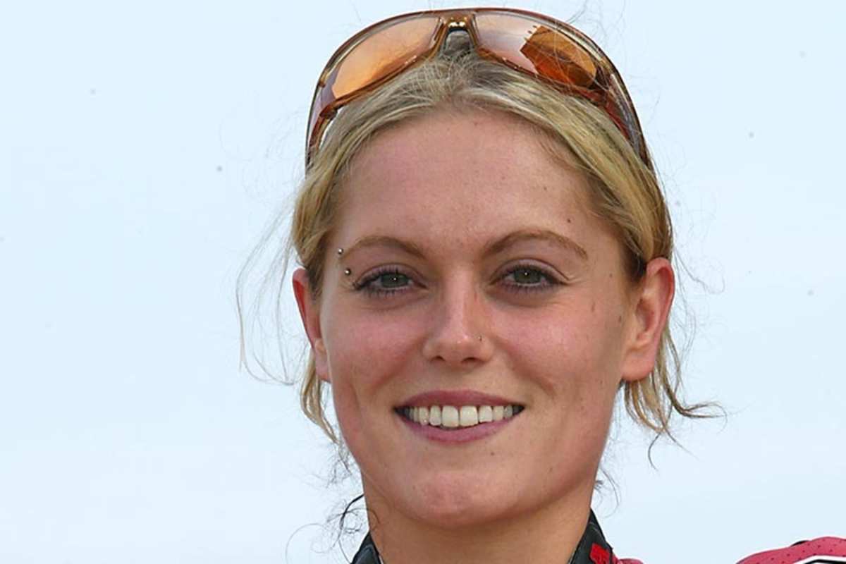 Katja Poensgen gewann den Junior-Cup 1995 und punktete in der 250er-WM