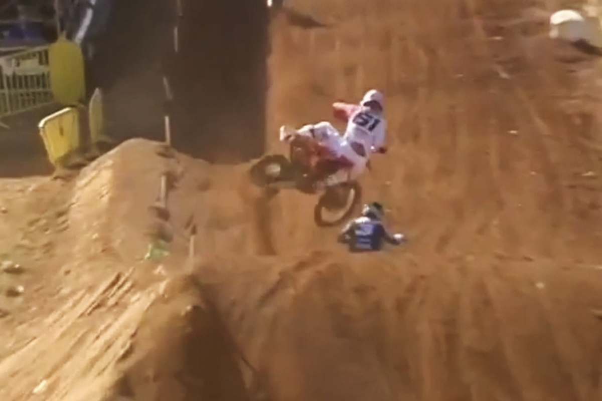 Jorge Prado konnte einen Beinahe-Crash gerade noch abfangen
