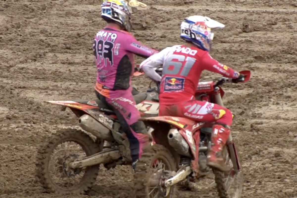 Alberto Forato und Jorge Prado im Ziel