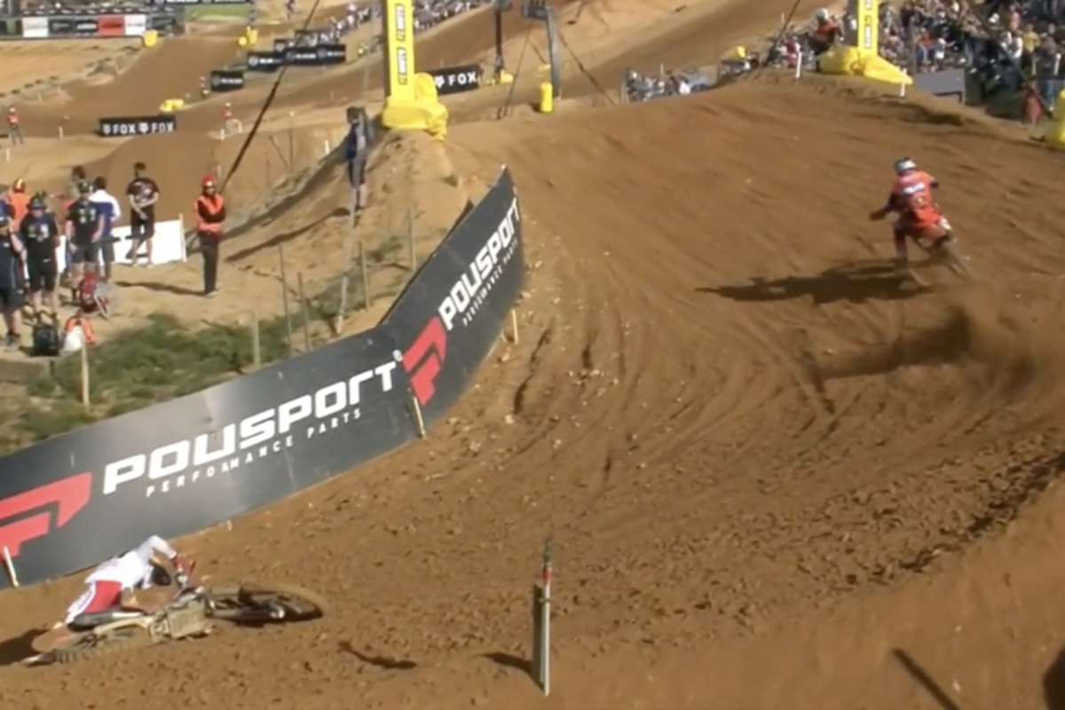 Prado stürzte und fiel zurück