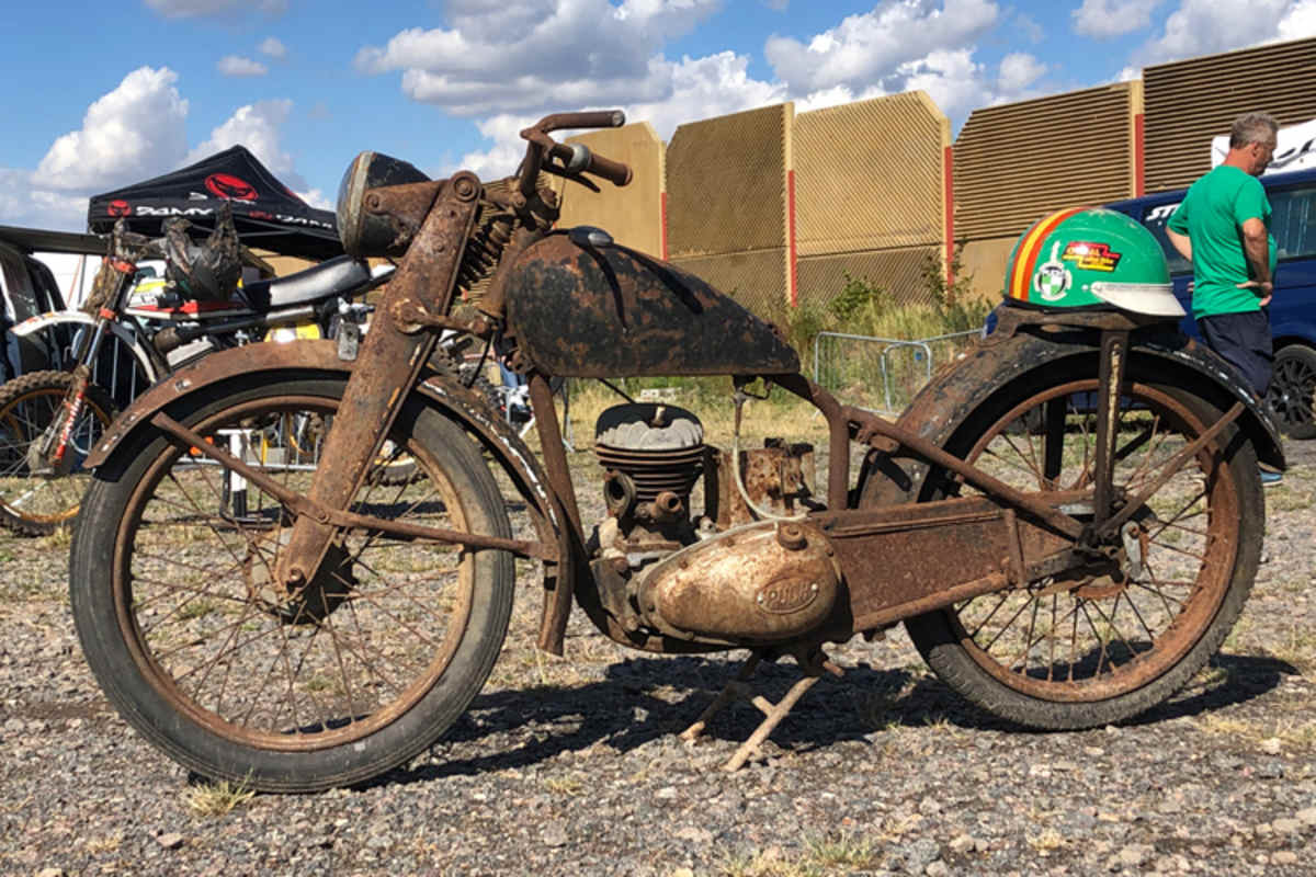 Diese Puch wartet noch auf ihre Restaurierung