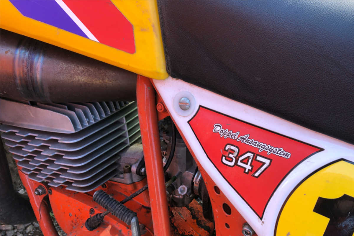 Puch mit Rotas-Motor und Doppel-Ansaugsystem