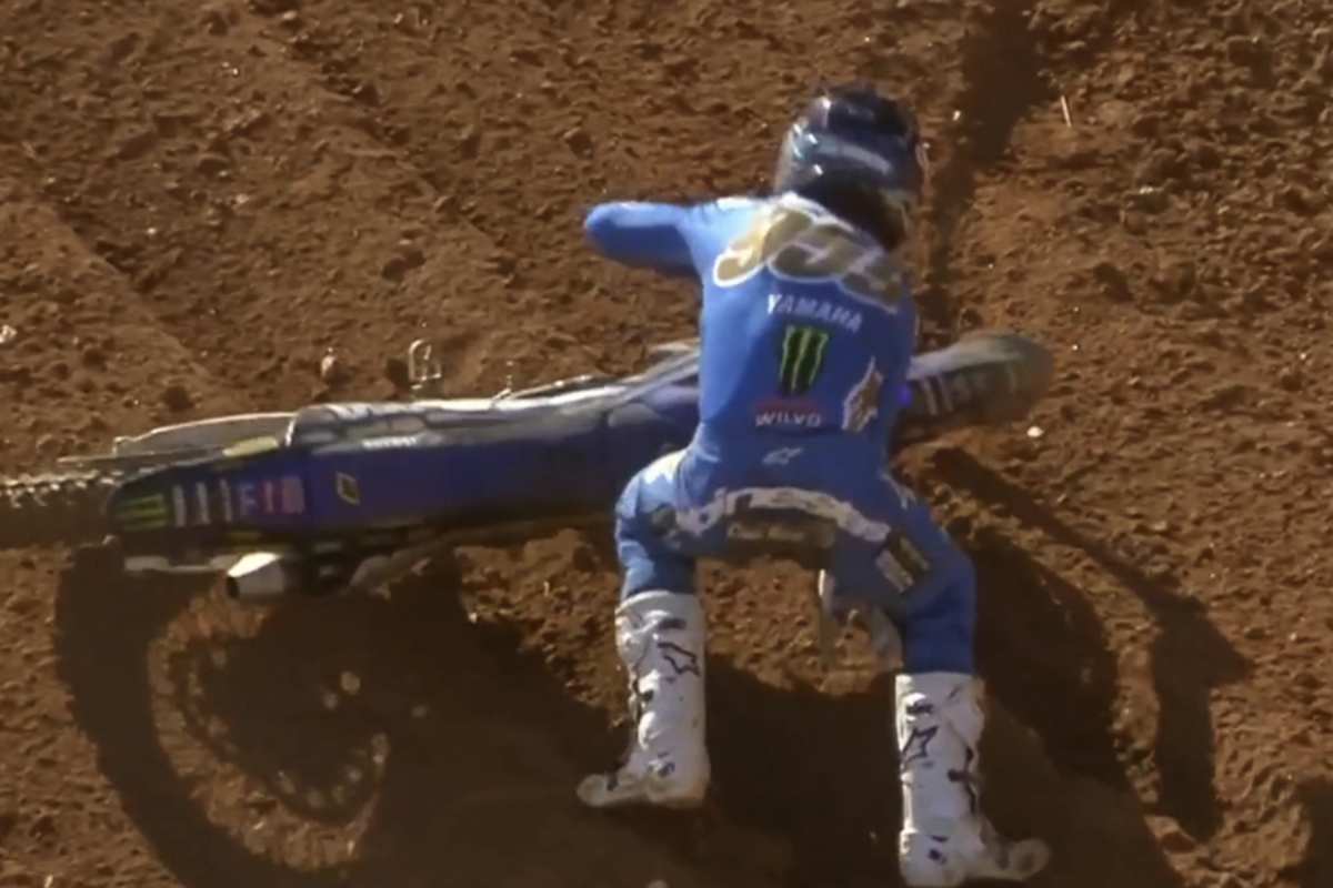 Maxime Renaux stürzte auch im zweiten Lauf von Agueda