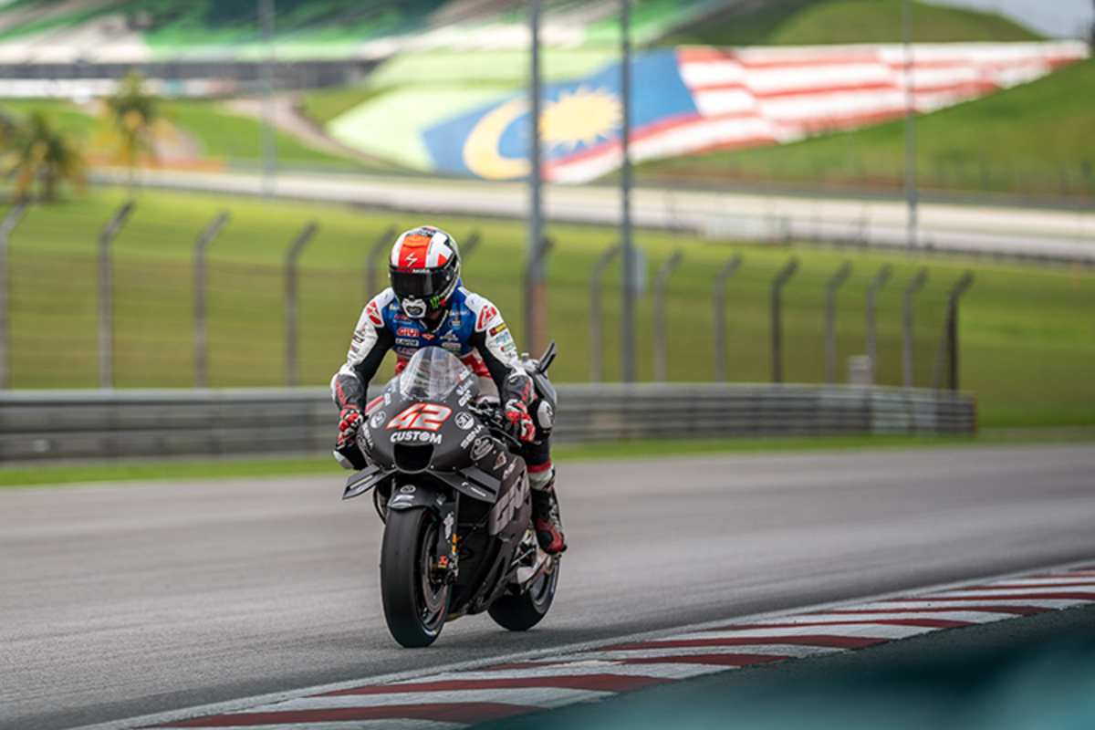 Alex Rins beim Sepang-Test