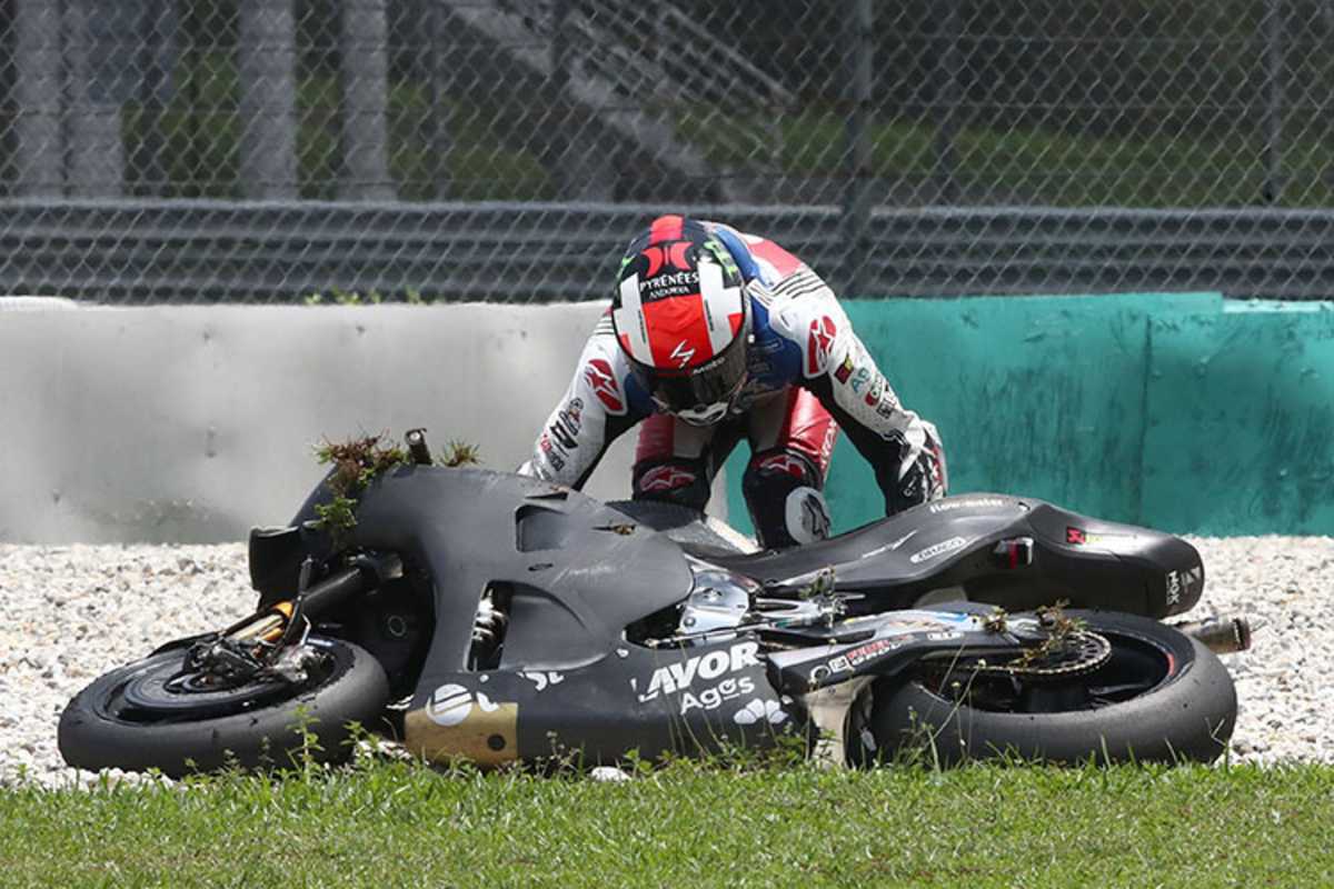 Alex Rins: Auch ein Sturz passierte in Sepang