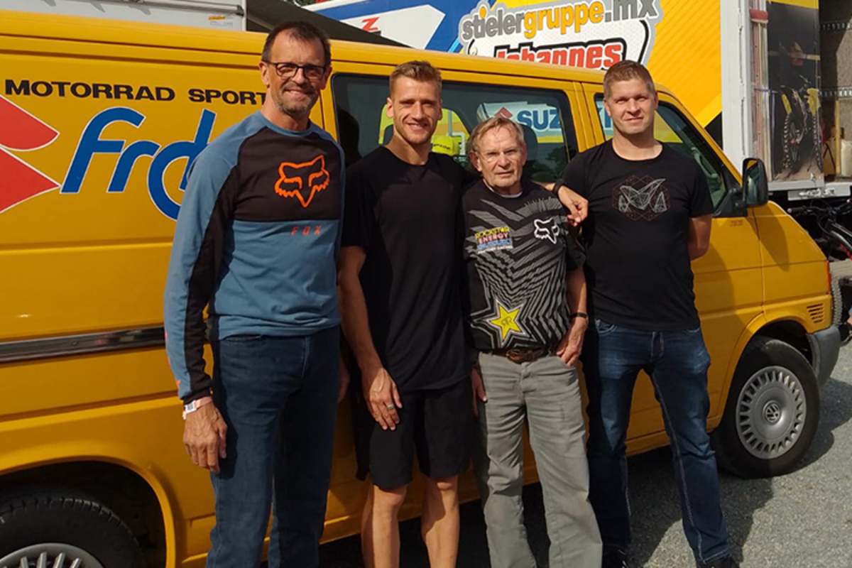 Ein Wiedersehen in Ernée mit Freunden aus Deutschland, Ken Roczen ist in Frankreich eingetroffen