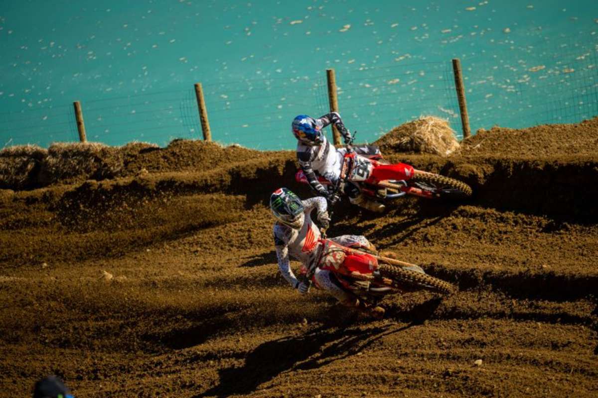 Roczen und Sexton am tiefsten Punkt der Strecke