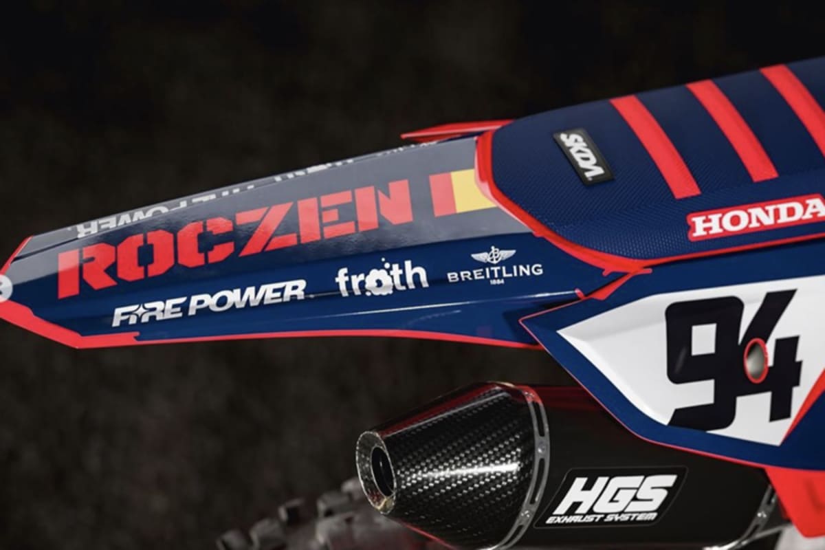 Das Heck der CRF450F