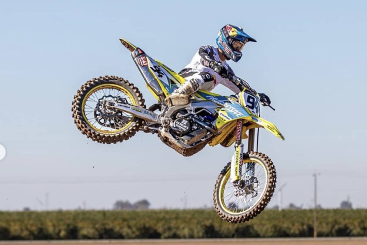 Ken Roczen bei seinen Tests bei HEP Suzuki