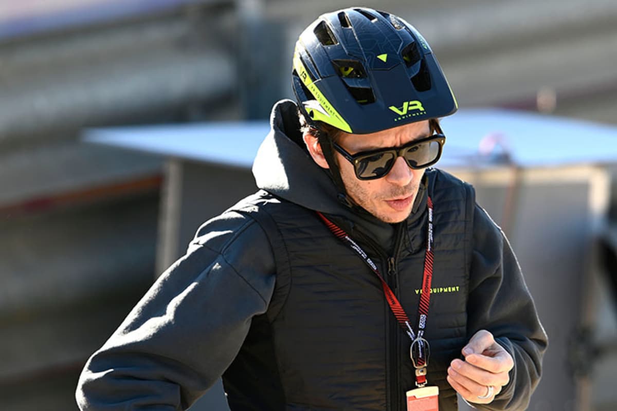 Valentino Rossi 2022 beim Finale in Valencia