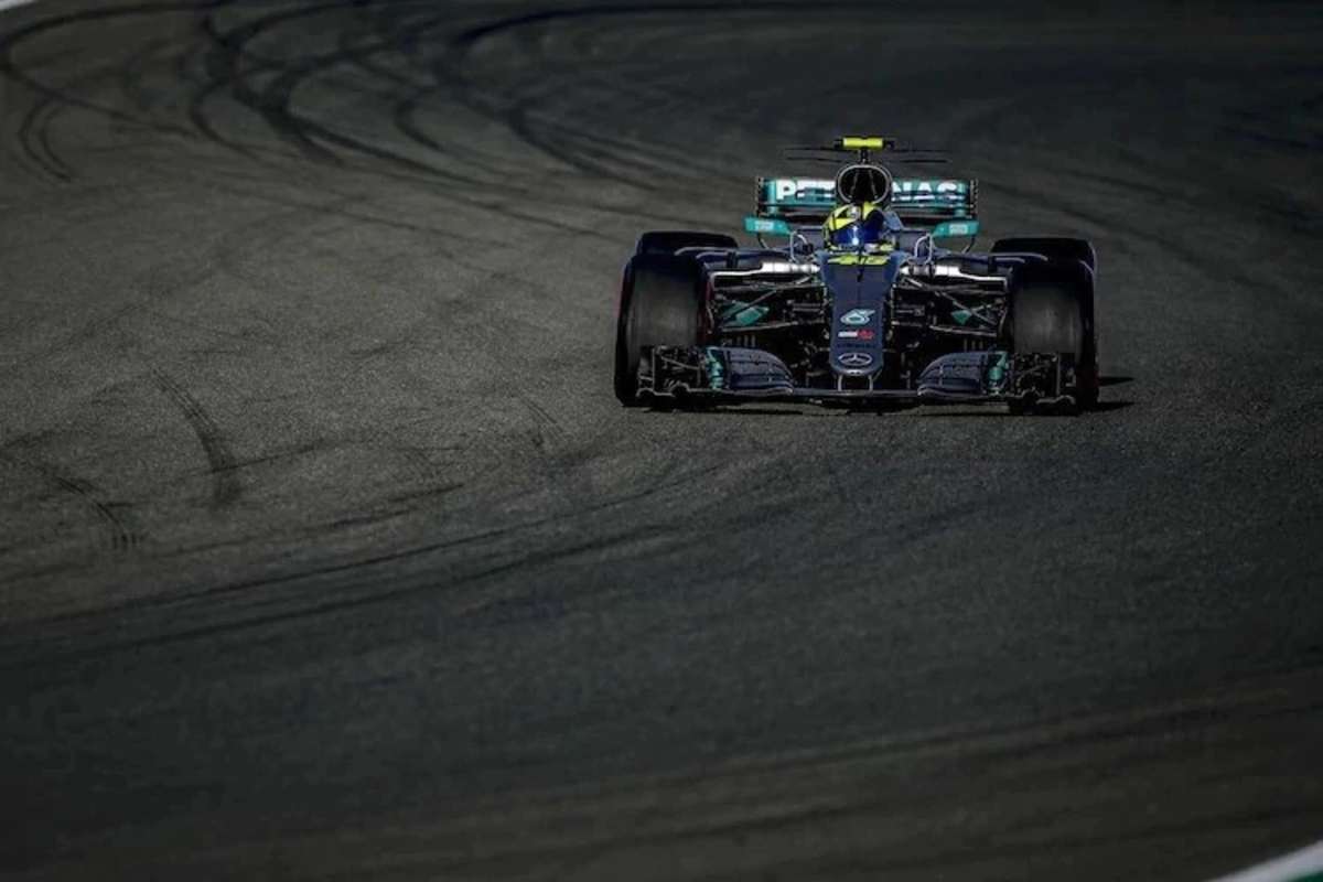 2019 durfte Rossi im Mercedes-AMG F1 W08 in Valencia ausrücken