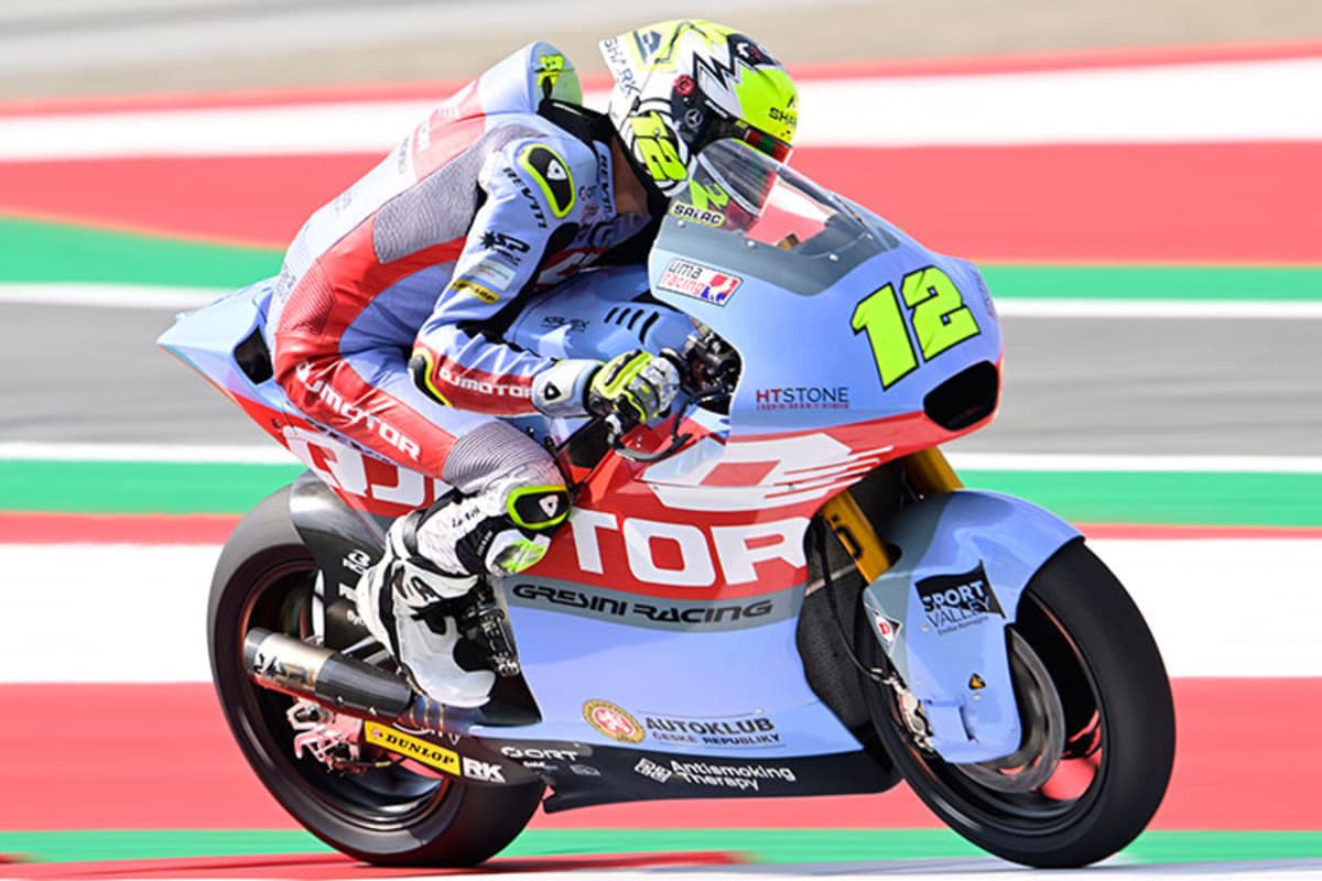 Filip Salac auf der QJ-Motor-Kalex des Gresini Teams