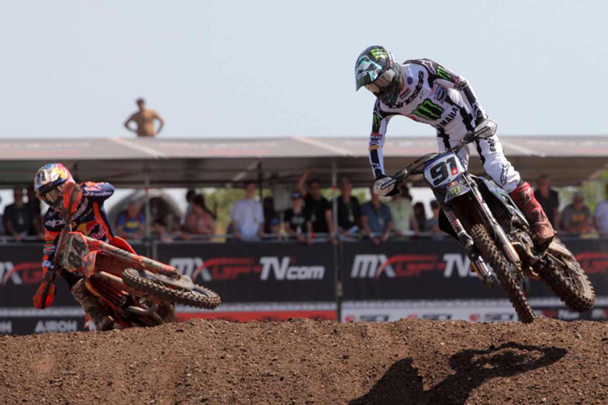 Herlings greift den führenden Jeremy Seewer an